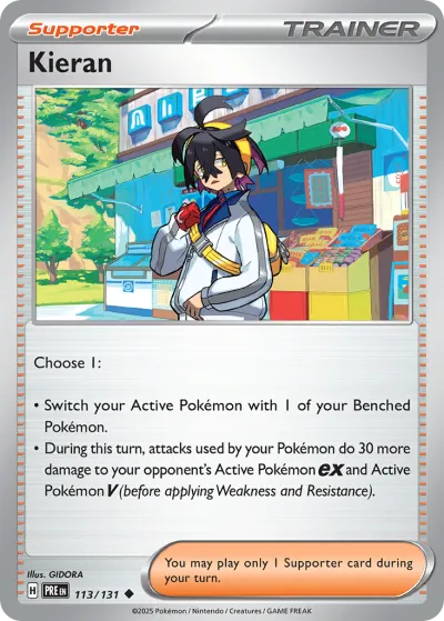 113 Kieran Prismatic Evolutions 2025 113 Kieran Prismatic Evolutions 2025