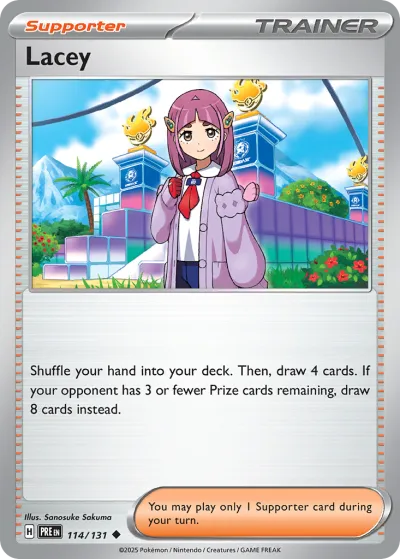 114 Lacey Prismatic Evolutions 2025 114 Lacey Prismatic Evolutions 2025