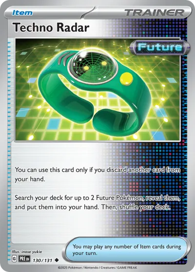 130 Techno Radar Prismatic Evolutions 2025 130 Techno Radar Prismatic Evolutions 2025