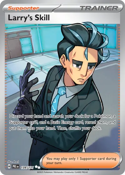 139 Larry's Skill Prismatic Evolutions 2025 139 Larry's Skill Prismatic Evolutions 2025