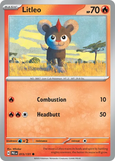 15 Litleo Prismatic Evolutions 2025