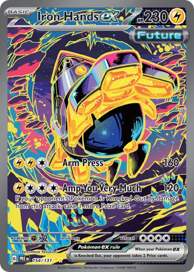 154 Iron Hands ex Prismatic Evolutions 2025 154 Iron Hands ex Prismatic Evolutions 2025