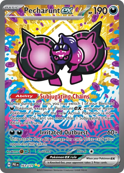 163 Pecharunt ex Prismatic Evolutions 2025 163 Pecharunt ex Prismatic Evolutions 2025