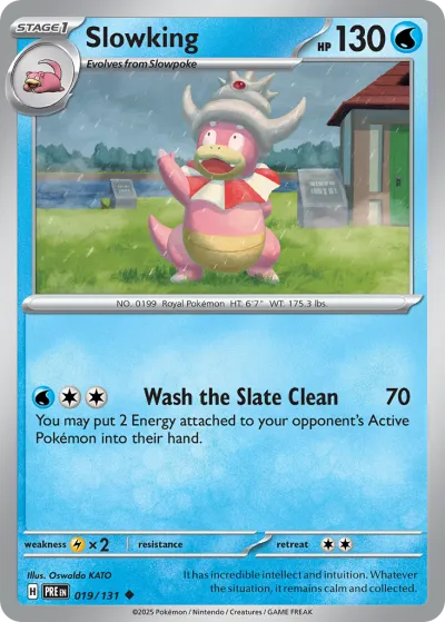 19 Slowking Prismatic Evolutions 2025