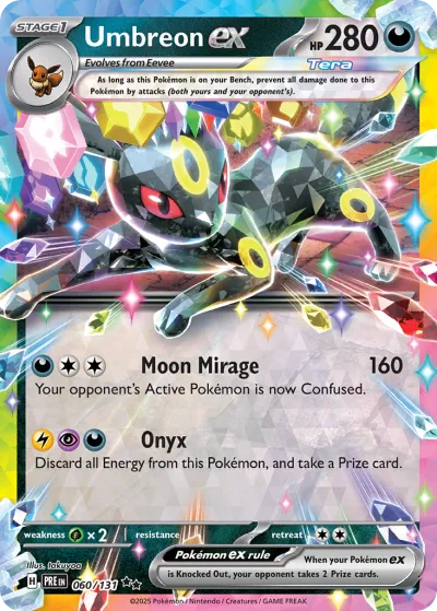 60 Umbreon ex Prismatic Evolutions 2025 60 Umbreon ex Prismatic Evolutions 2025