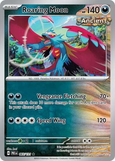 65 Roaring Moon Prismatic Evolutions 2025 65 Roaring Moon Prismatic Evolutions 2025