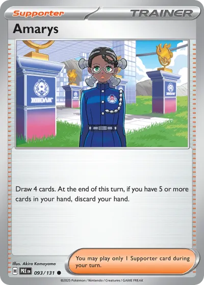 93 Amarys Prismatic Evolutions 2025 93 Amarys Prismatic Evolutions 2025