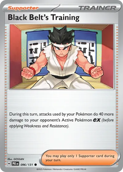 96 Black Belt's Training Prismatic Evolutions 2025 96 Black Belt's Training Prismatic Evolutions 2025