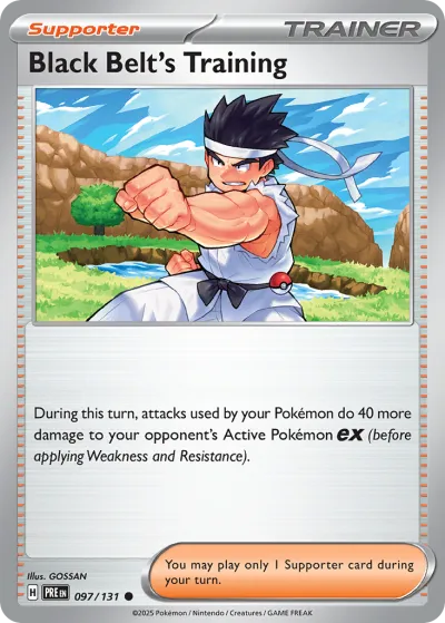 97 Black Belt's Training Prismatic Evolutions 2025 97 Black Belt's Training Prismatic Evolutions 2025