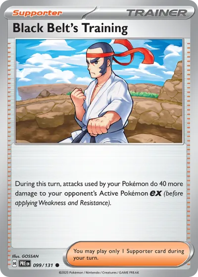 99 Black Belt's Training Prismatic Evolutions 2025 99 Black Belt's Training Prismatic Evolutions 2025