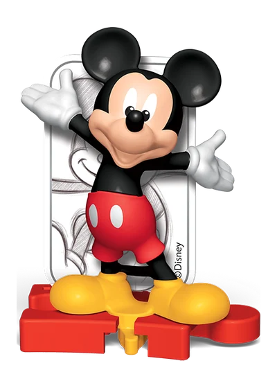 VT334A Mickey Mouse (versión A) Kinder Sorpresa Disney 100 2023
