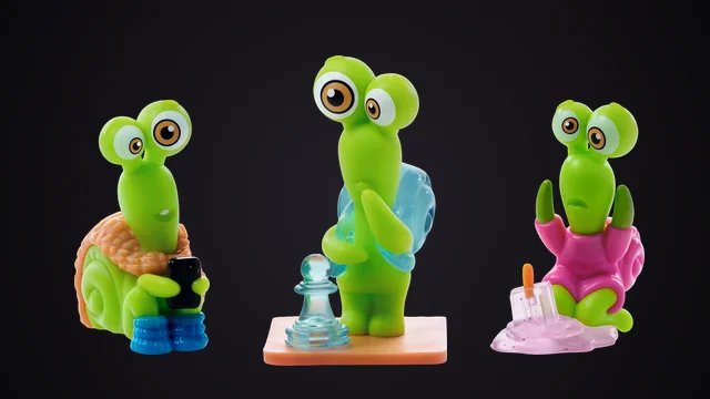 Bob Snail Fun Moods