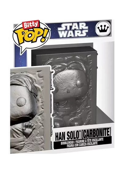 Han Solo en carbonita Funko Bitty Pop! Star Wars: El Imperio contraataca, packs de 4, series 1–4 2025 Han Solo en carbonita Funko Bitty Pop! Star Wars: El Imperio contraataca, packs de 4, series 1–4 2025