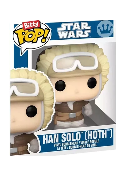 Han Solo (Hoth) Funko Bitty Pop! Star Wars: El Imperio contraataca, packs de 4, series 1–4 2025 Han Solo (Hoth) Funko Bitty Pop! Star Wars: El Imperio contraataca, packs de 4, series 1–4 2025