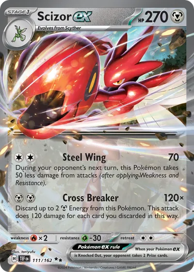 111 Scizor ex Temporal Forces 2024 111 Scizor ex Temporal Forces 2024