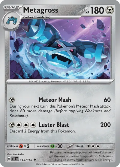 115 Metagross Temporal Forces 2024 115 Metagross Temporal Forces 2024