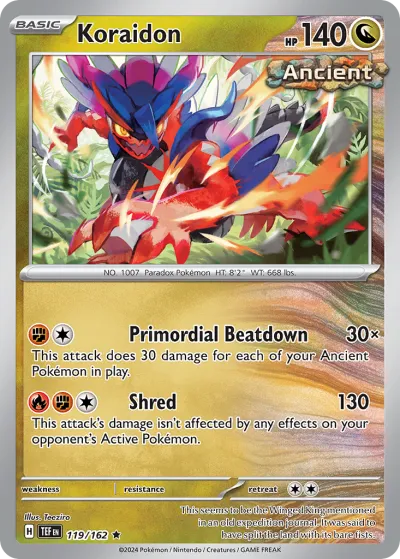 119 Koraidon Temporal Forces 2024 119 Koraidon Temporal Forces 2024