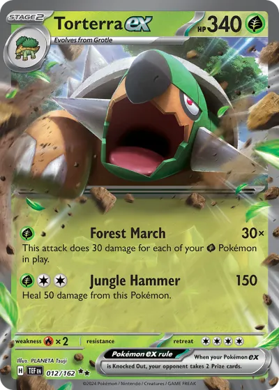 12 Torterra ex Temporal Forces 2024