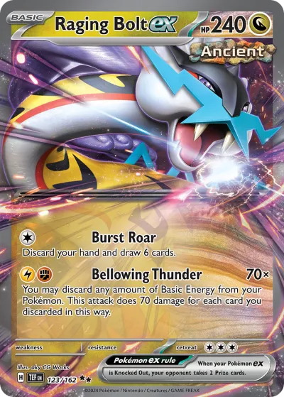 123 Raging Bolt ex Temporal Forces 2024 123 Raging Bolt ex Temporal Forces 2024