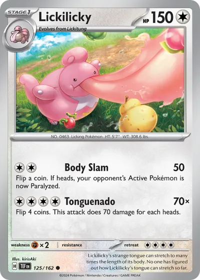 125 Lickilicky Temporal Forces 2024 125 Lickilicky Temporal Forces 2024