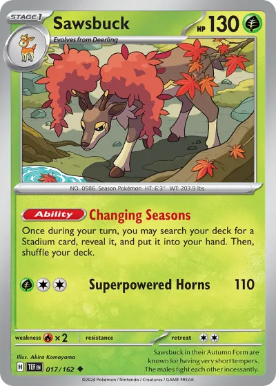 17 Sawsbuck Temporal Forces 2024