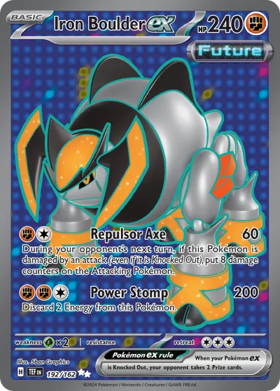192 Iron Boulder ex Temporal Forces 2024 192 Iron Boulder ex Temporal Forces 2024