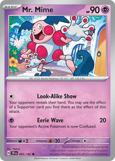 63 Mr. Mime Temporal Forces 2024 63 Mr. Mime Temporal Forces 2024