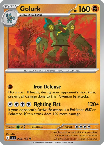 88 Golurk Temporal Forces 2024 88 Golurk Temporal Forces 2024