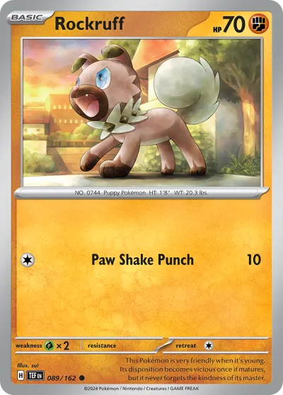 89 Rockruff Temporal Forces 2024 89 Rockruff Temporal Forces 2024