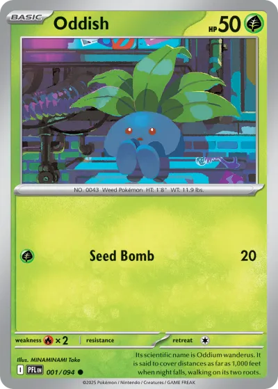 1 Oddish Phantasmal Flames 2025