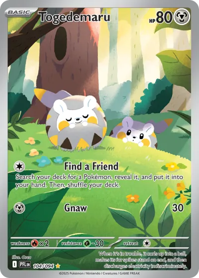 104 Togedemaru Phantasmal Flames 2025 104 Togedemaru Phantasmal Flames 2025