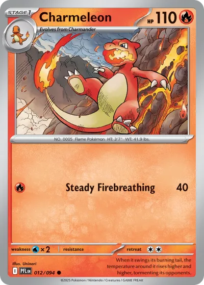 12 Charmeleon Phantasmal Flames 2025