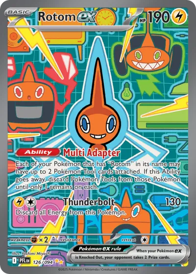 126 Rotom ex Phantasmal Flames 2025 126 Rotom ex Phantasmal Flames 2025