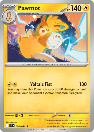 34 Pawmot Phantasmal Flames 2025 34 Pawmot Phantasmal Flames 2025