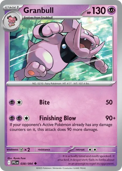 38 Granbull Phantasmal Flames 2025 38 Granbull Phantasmal Flames 2025