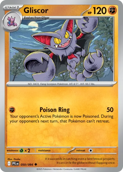50 Gliscor Phantasmal Flames 2025 50 Gliscor Phantasmal Flames 2025
