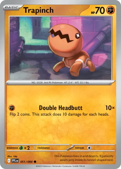 51 Trapinch Phantasmal Flames 2025 51 Trapinch Phantasmal Flames 2025