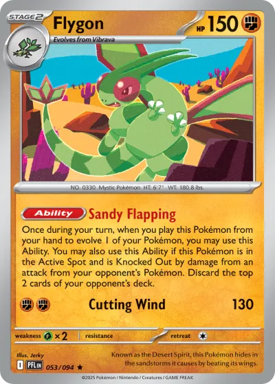 53 Flygon Phantasmal Flames 2025 53 Flygon Phantasmal Flames 2025