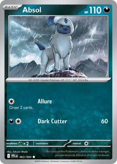 63 Absol Phantasmal Flames 2025 63 Absol Phantasmal Flames 2025