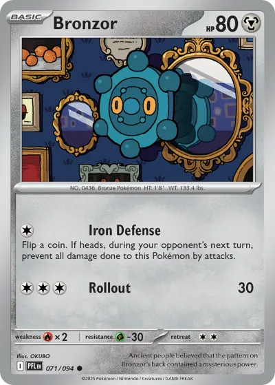 71 Bronzor Phantasmal Flames 2025 71 Bronzor Phantasmal Flames 2025
