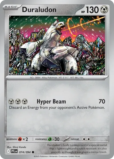 74 Duraludon Phantasmal Flames 2025 74 Duraludon Phantasmal Flames 2025