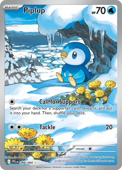 98 Piplup Phantasmal Flames 2025 98 Piplup Phantasmal Flames 2025