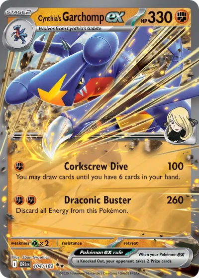 104 Cynthia's Garchomp ex Destined Rivals 2025 104 Cynthia's Garchomp ex Destined Rivals 2025