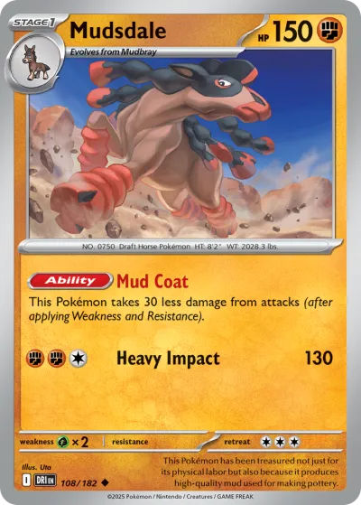 108 Mudsdale Destined Rivals 2025 108 Mudsdale Destined Rivals 2025