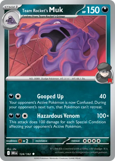 124 Team Rocket's Muk Destined Rivals 2025 124 Team Rocket's Muk Destined Rivals 2025