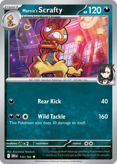 133 Marnie's Scrafty Destined Rivals 2025 133 Marnie's Scrafty Destined Rivals 2025
