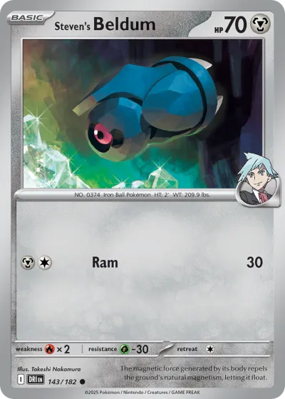 143 Steven's Beldum Destined Rivals 2025 143 Steven's Beldum Destined Rivals 2025