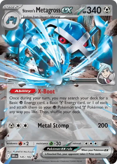 145 Steven's Metagross ex Destined Rivals 2025 145 Steven's Metagross ex Destined Rivals 2025