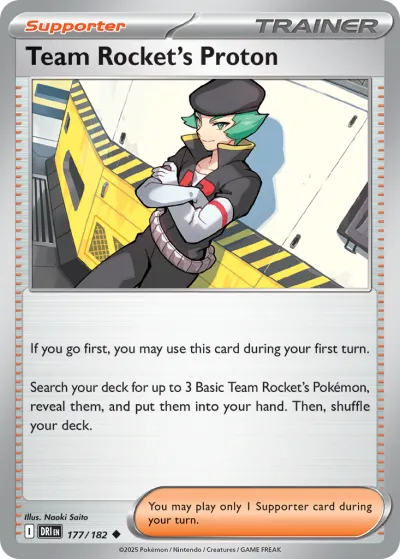 177 Team Rocket's Proton Destined Rivals 2025 177 Team Rocket's Proton Destined Rivals 2025