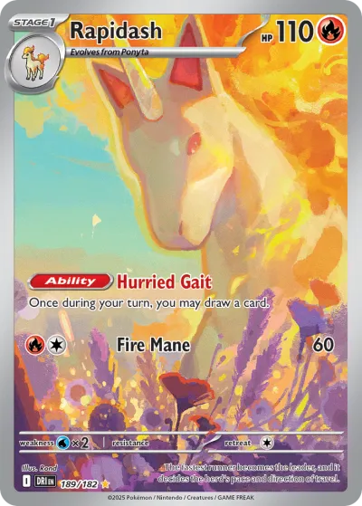 189 Rapidash Destined Rivals 2025 189 Rapidash Destined Rivals 2025
